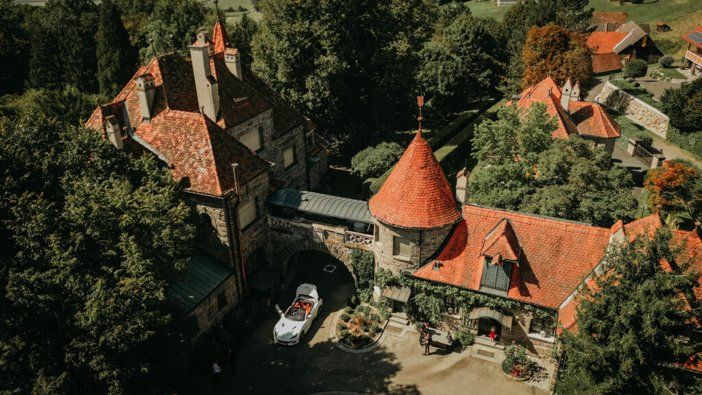 Luftaufnahme Schloss Hantberg