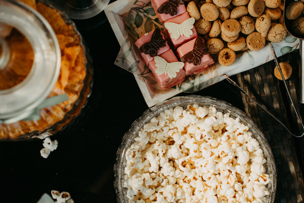 Angerichtete Snackvariationen